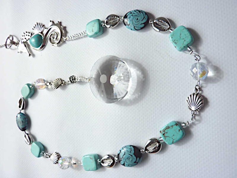 Suncatcher la mer  das Meer  XXL Türkis  104 cm